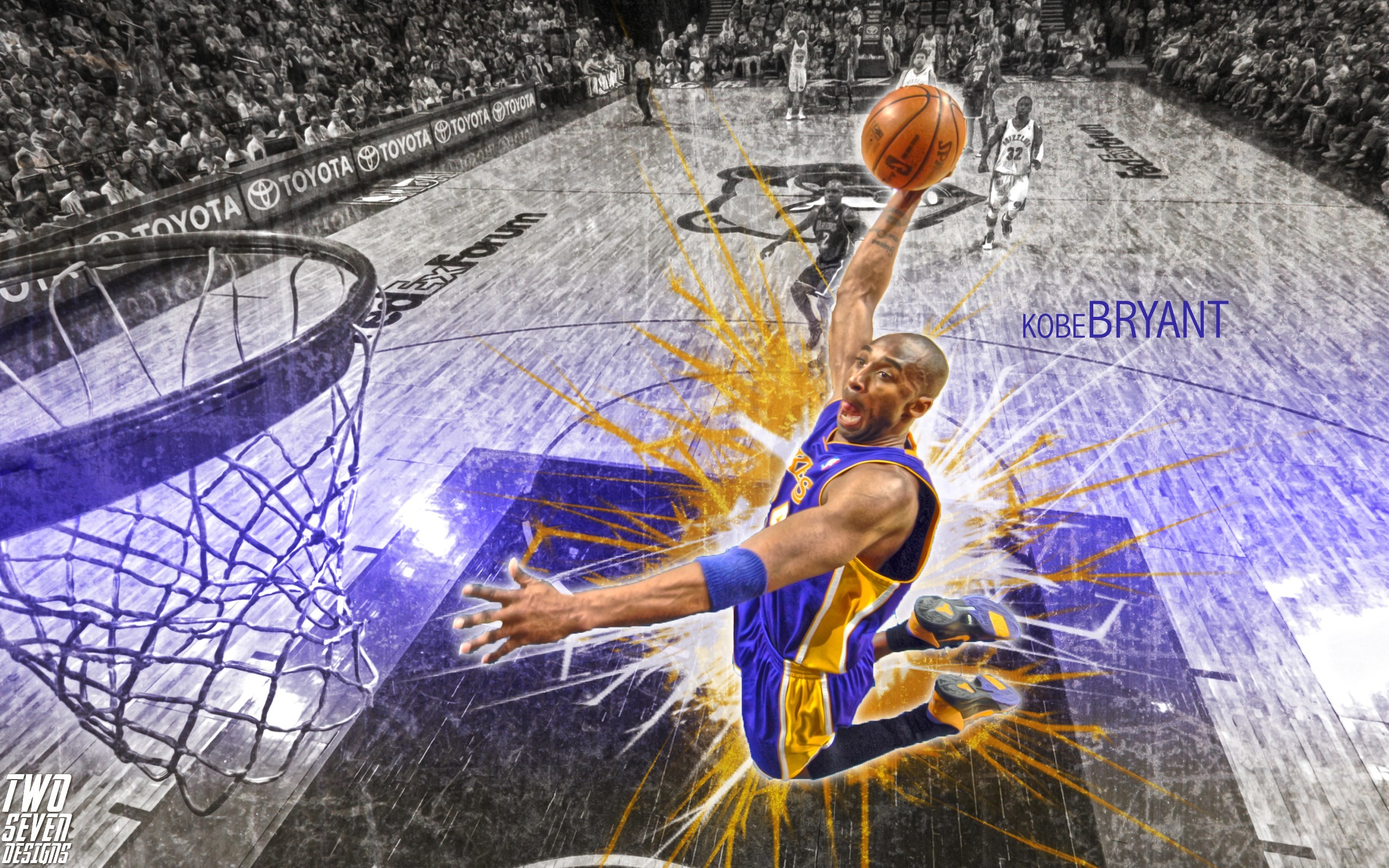 Kobe Bryant Dunk Wallpaper HD