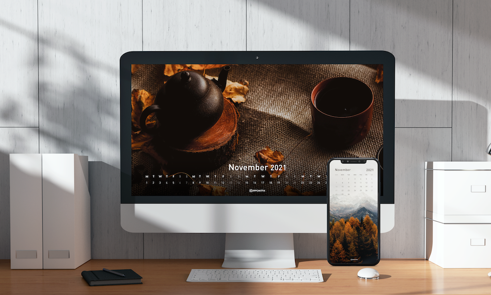 Free November 2021 Calendar Wallpapers Desktop Mobile