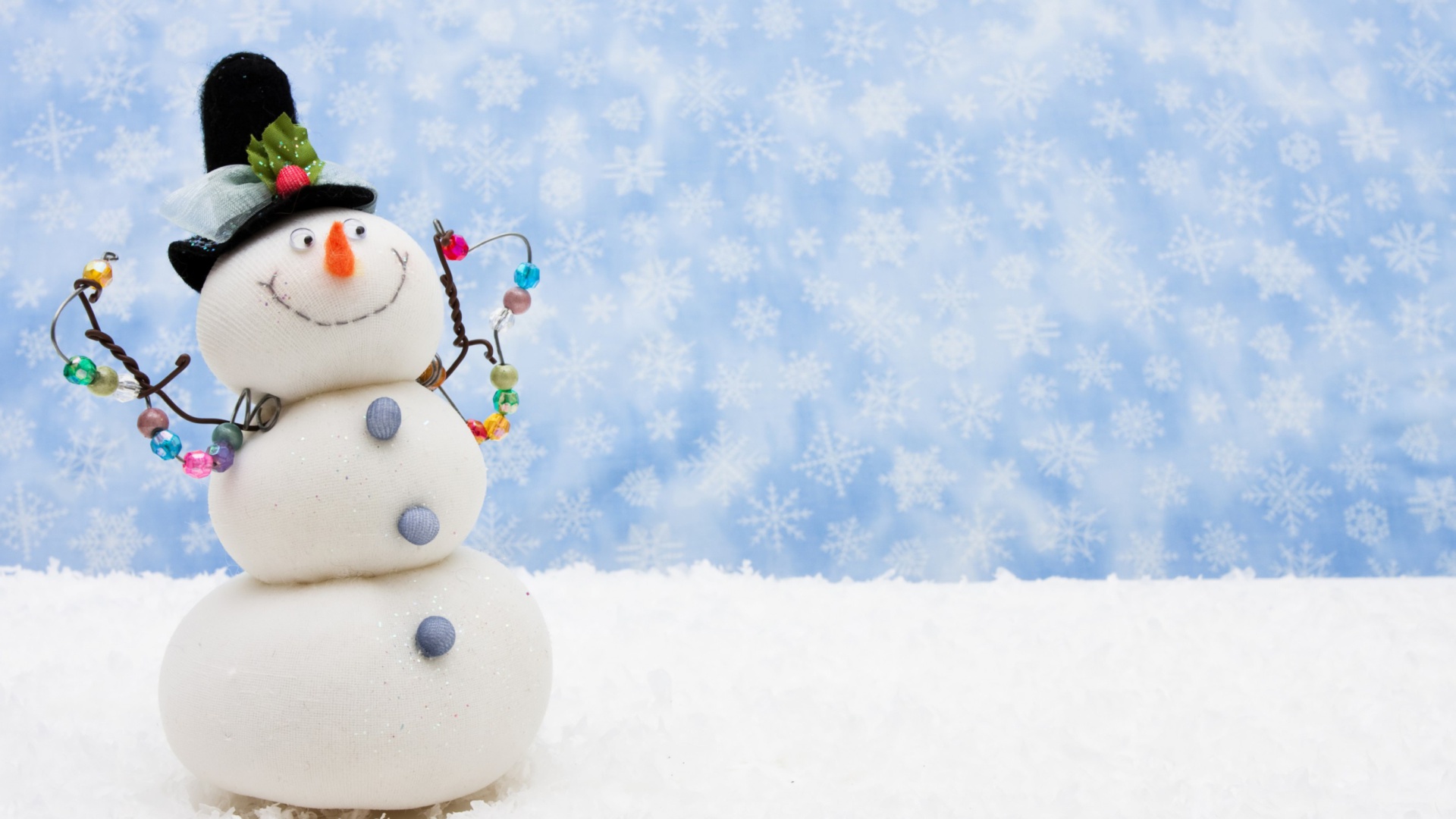 Funny Snowman Android Wallpaper