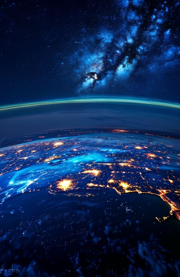 Earth At Night Wallpaper HD