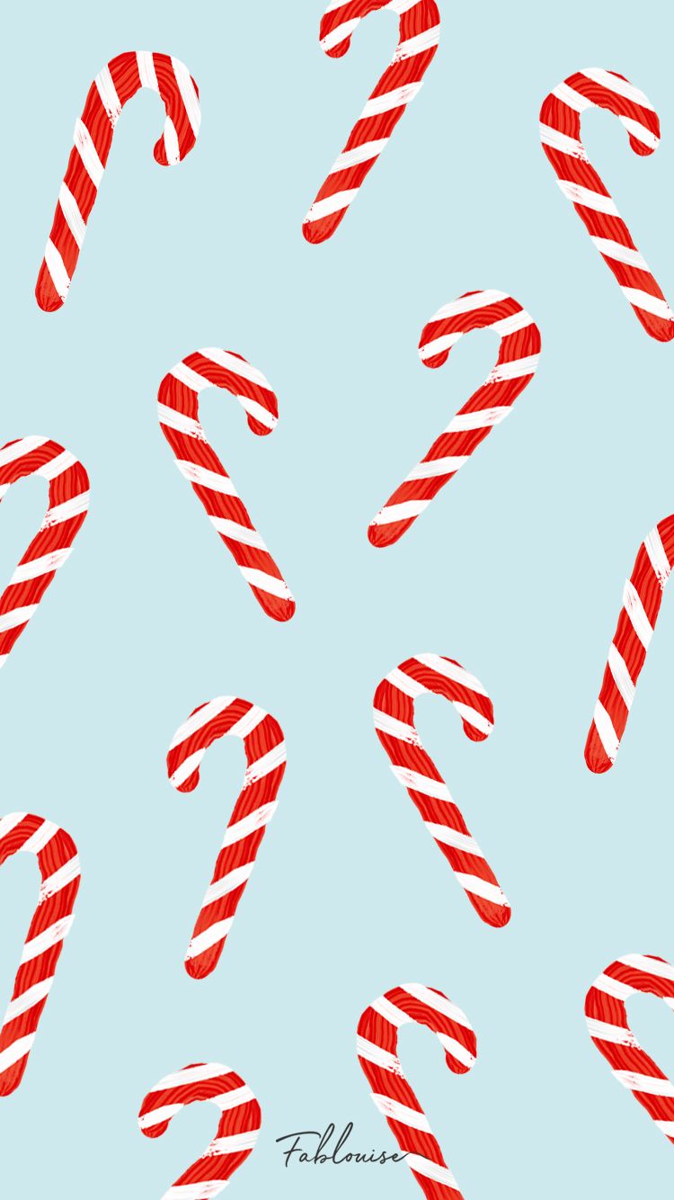 Cute Christmas Wallpaper Candy Cane