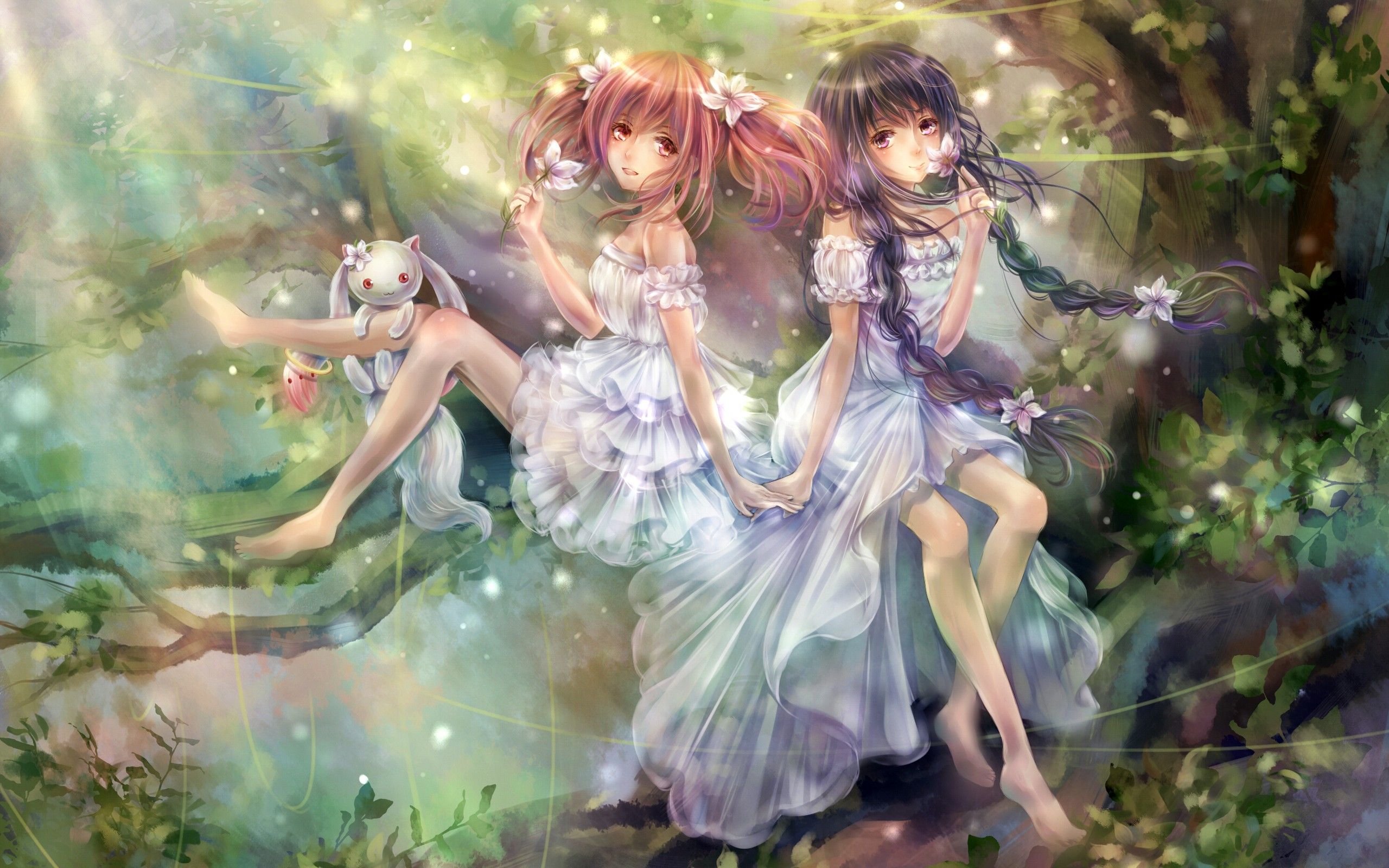 Fantasy Art Magic Anime Girls HD Wallpaper Jpg