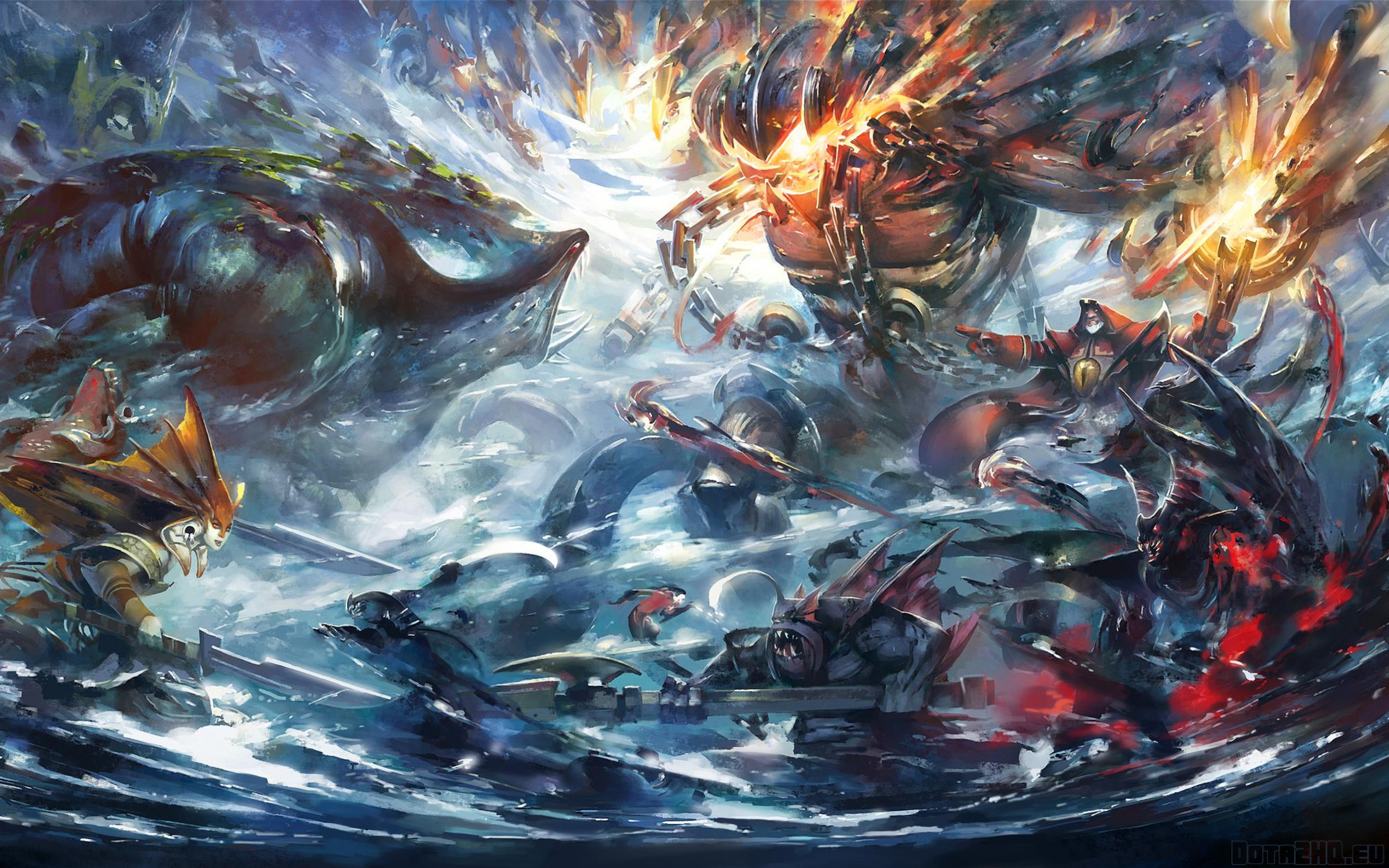 Wallpaper Dota Epic Battle Art Ultra HD 4k