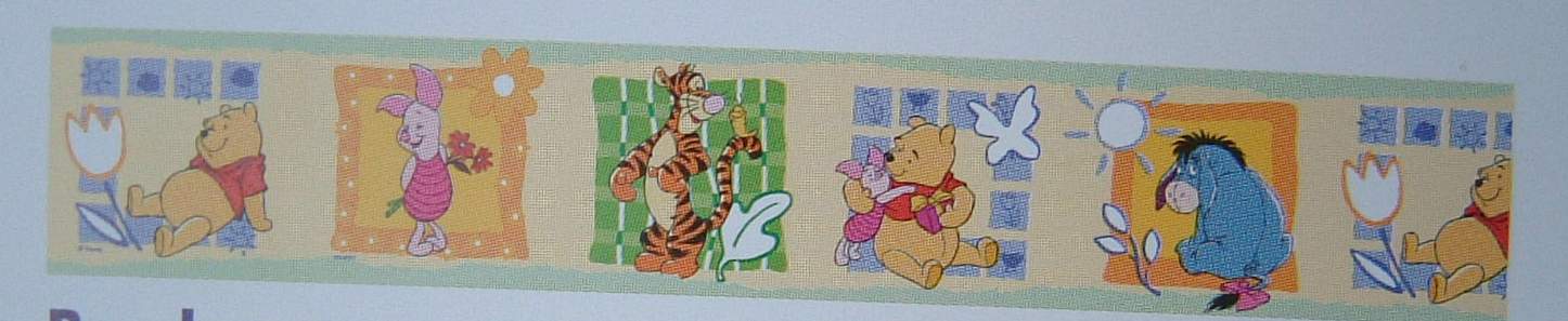 Classic Winnie The Pooh Wallpaper Border Winnie the pooh self adhesive