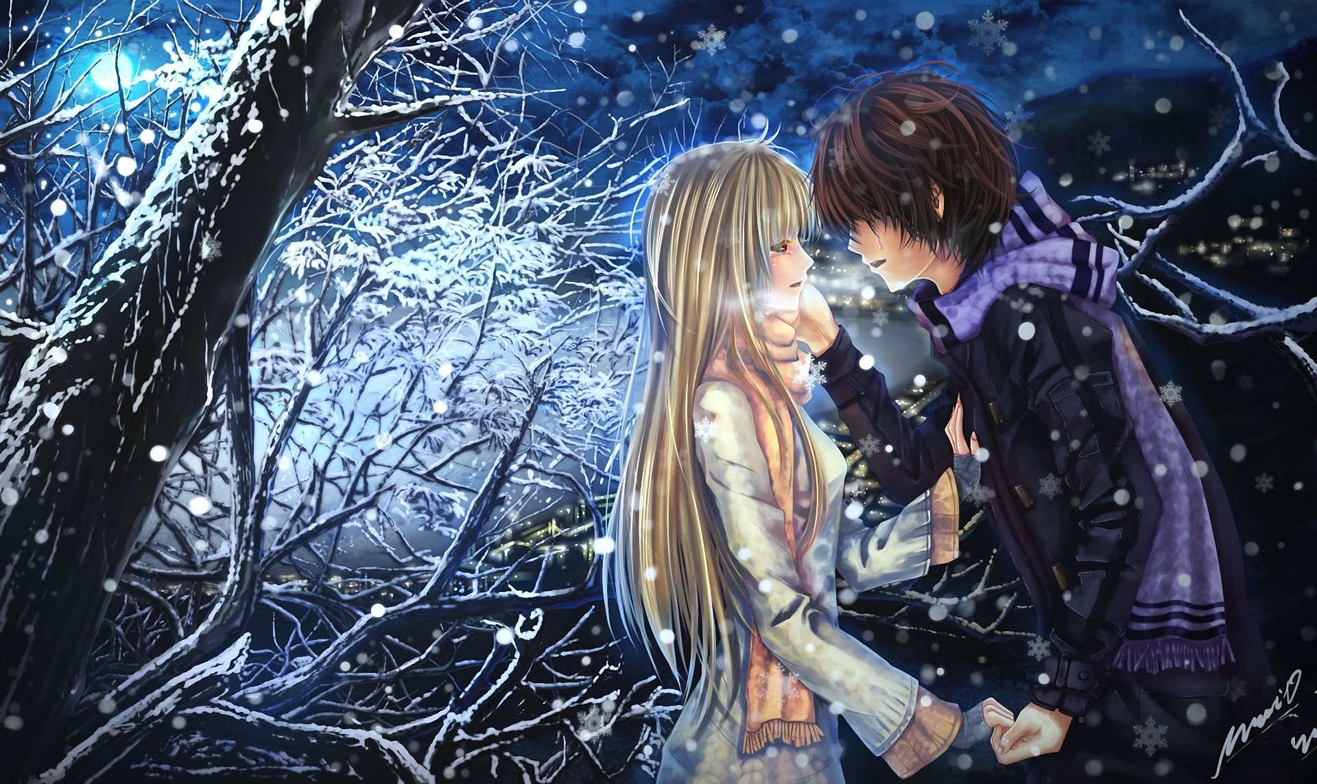 Wallpaper Anime Couple