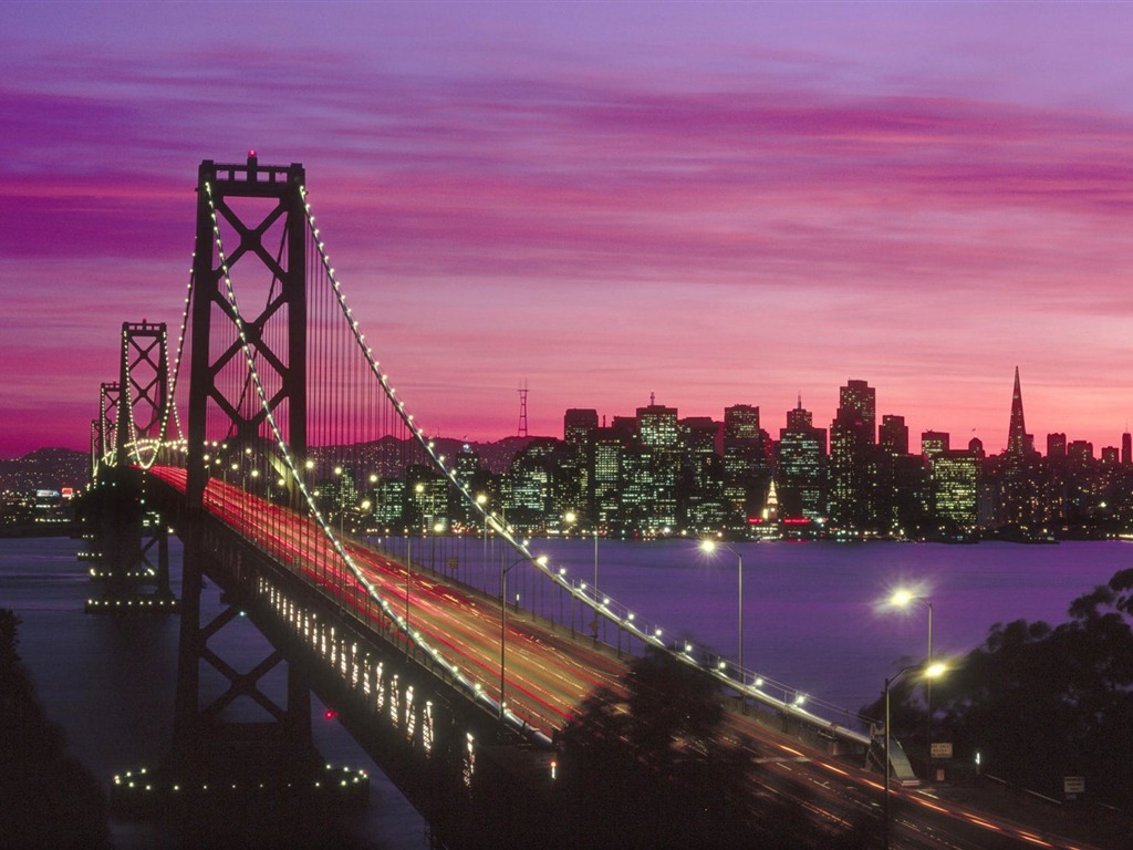 In San Francisco Oakland Bay Bridge Wallpaper
