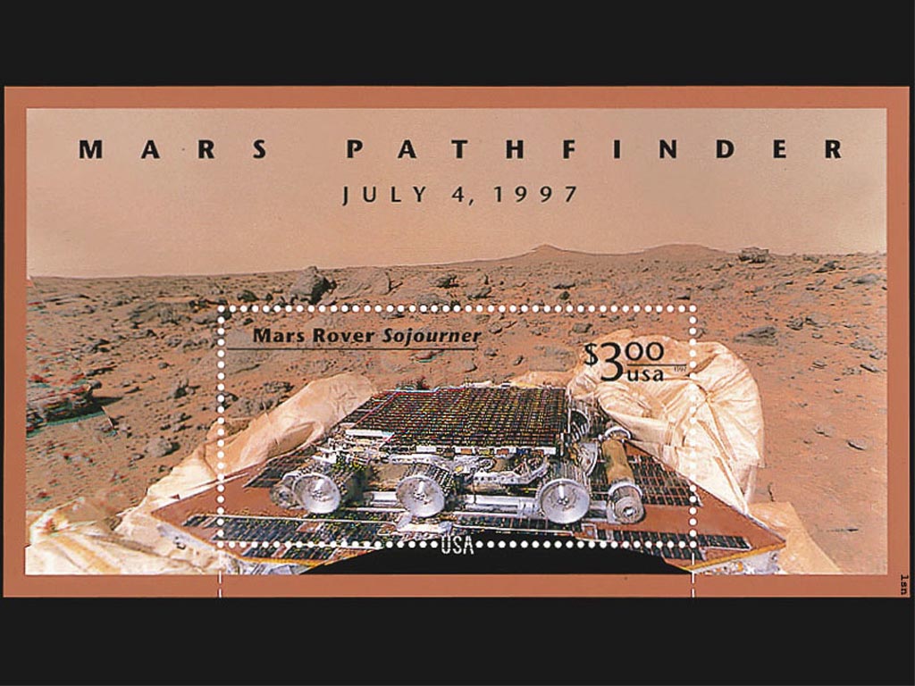 Mars Rover Sojourner Pathfinder Stamp Wallpaper And Background