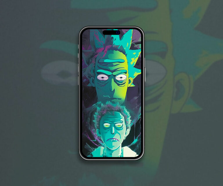 Rick And Morty Street Art Wallpaper