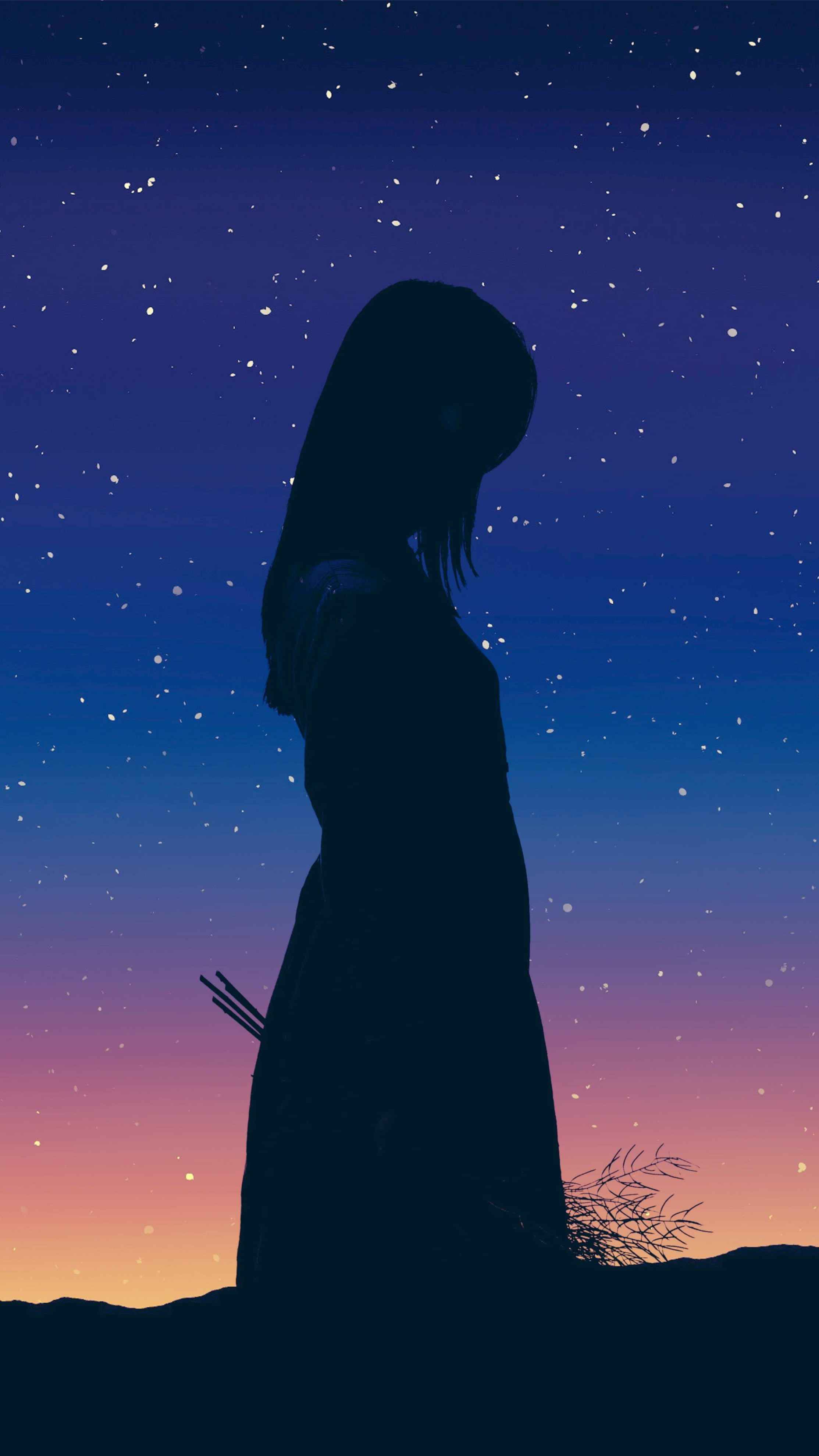 Alone Girl Wallpaper