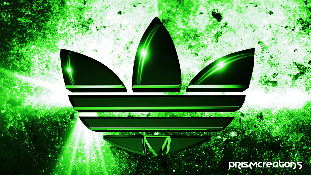 Green Adidas Logos