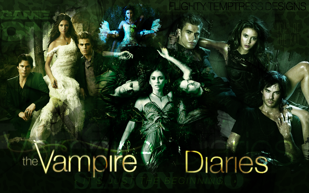 Wallpaper Vampire Diaries By Ilixia