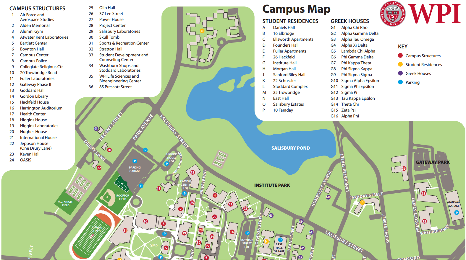 worcester polytechnic institute campus map Free Download Worcester Area Masters Wpi Campus Map 1576x881 For worcester polytechnic institute campus map