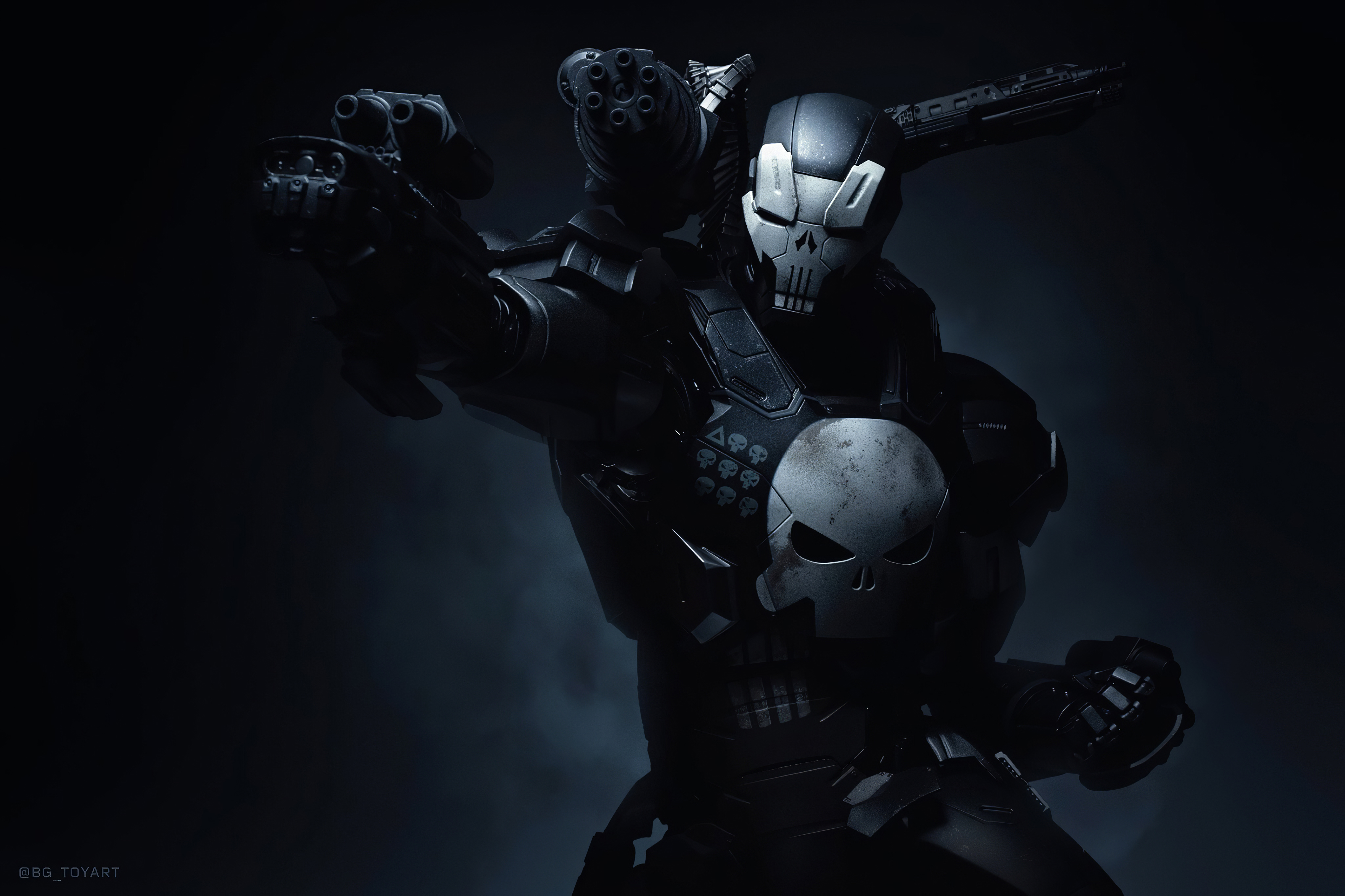 4k Punisher X War Machine Wallpaper Resolution HD Image