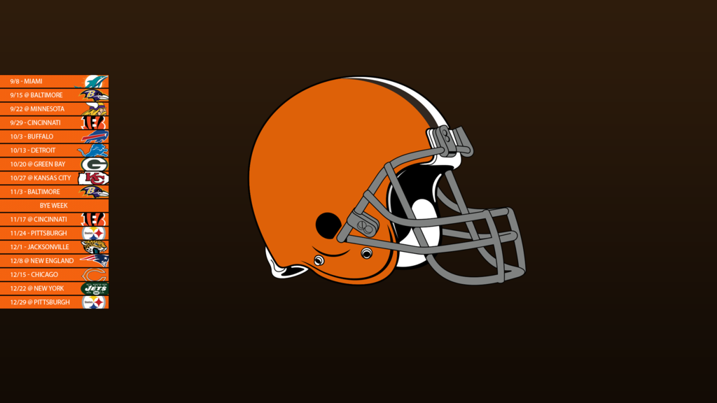 Cleveland Browns Schedule Wallpaper By Sevenwithat