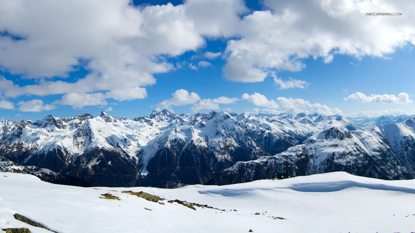 Beautiful Snowy Alps IwallHD Wallpaper HD