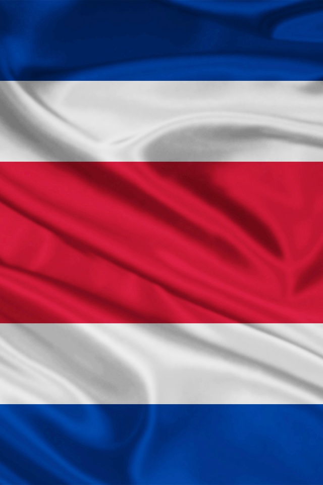 Costa Rica Flag iPhone Wallpaper