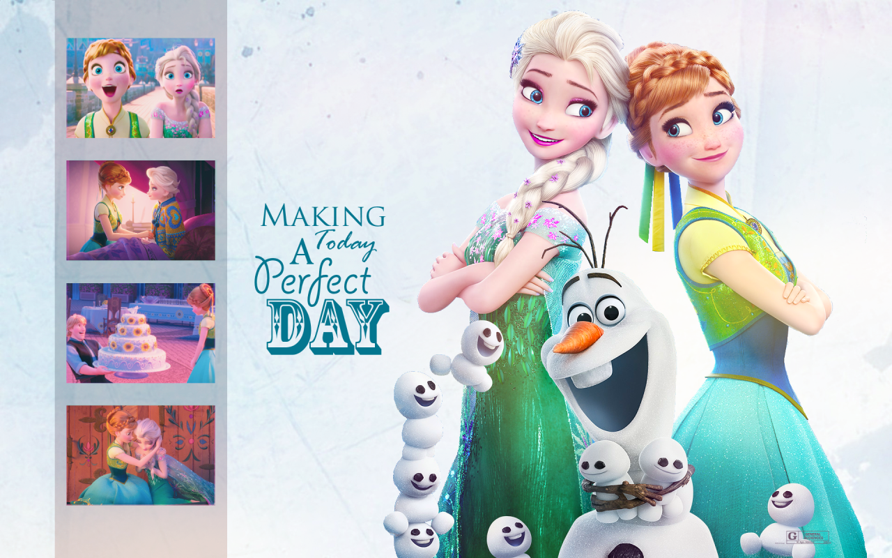 Frozen Fever Wallpaper Elsa and Anna Wallpaper