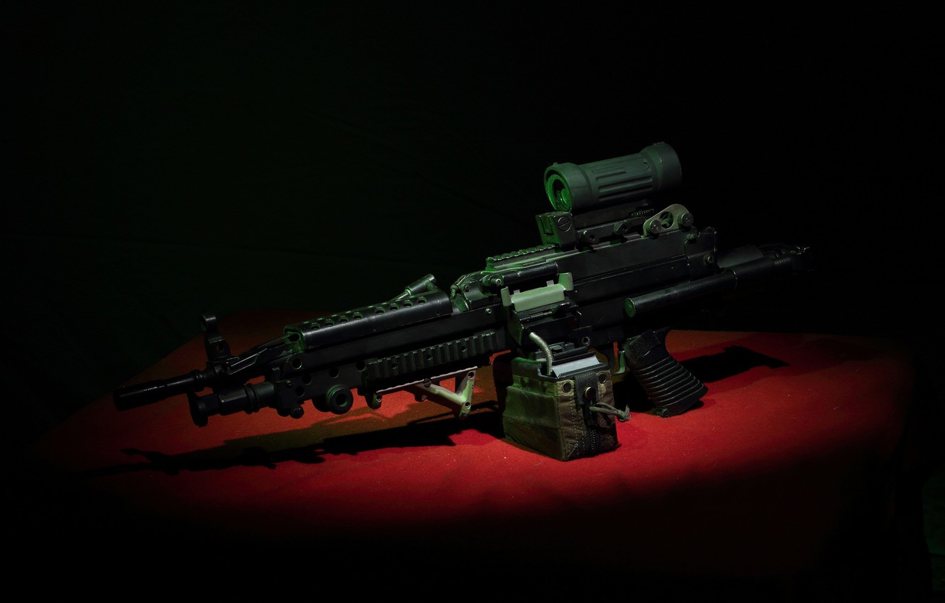 Wallpaper Weapons Machine Gun Manual M249 Minimi Image For