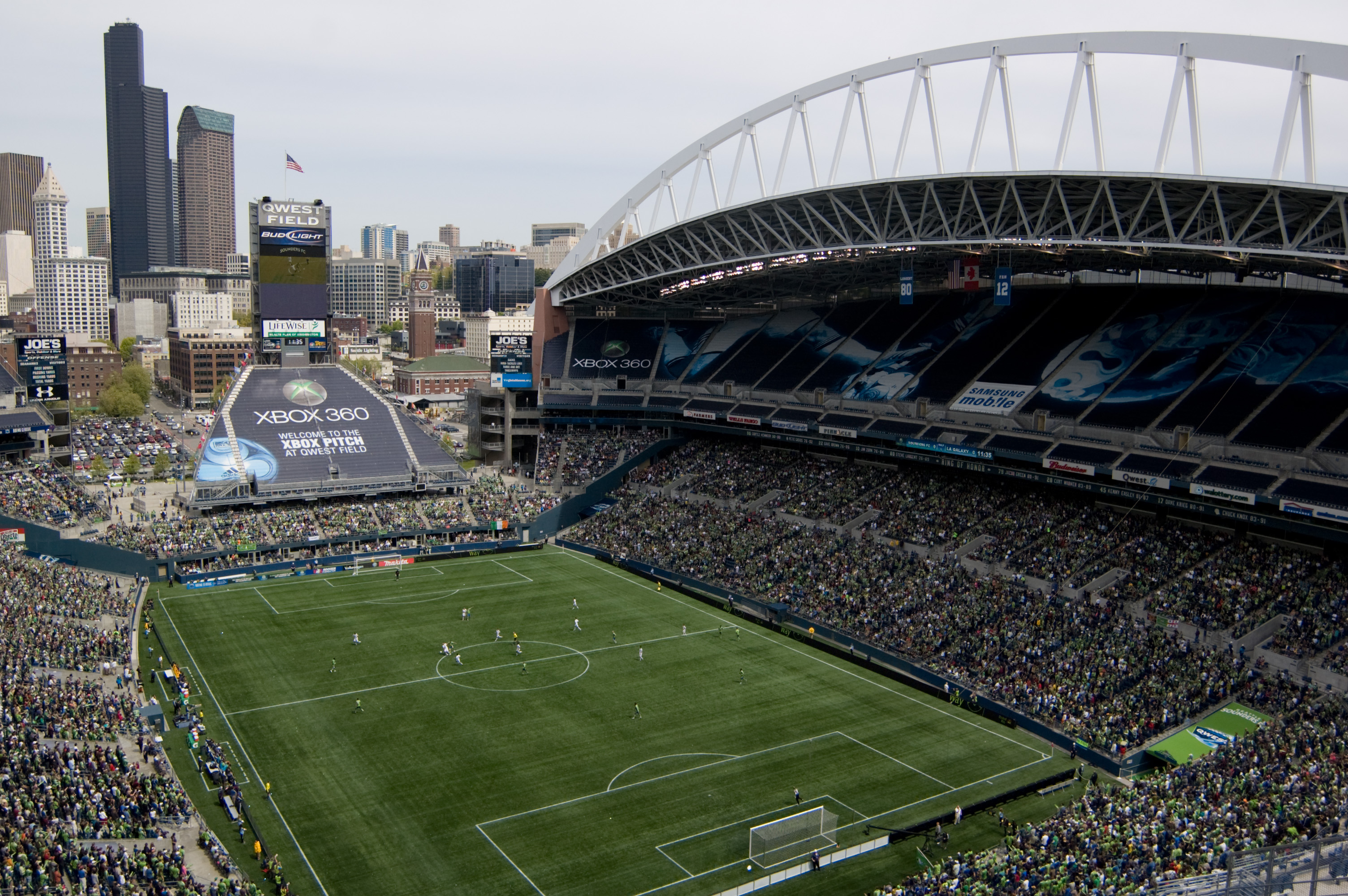 Seattle Sounders Stadium Mulberry Nails 3008x2000