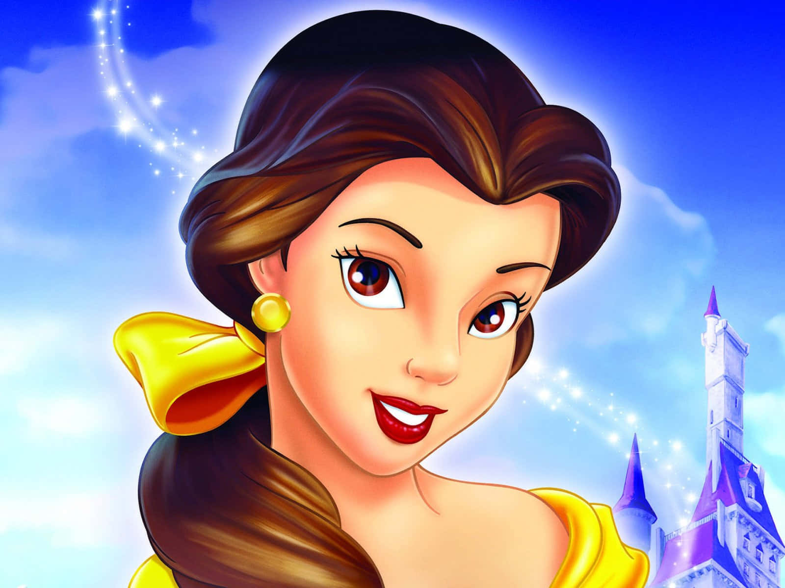 Beautiful Girl Cartoon Wallpaper