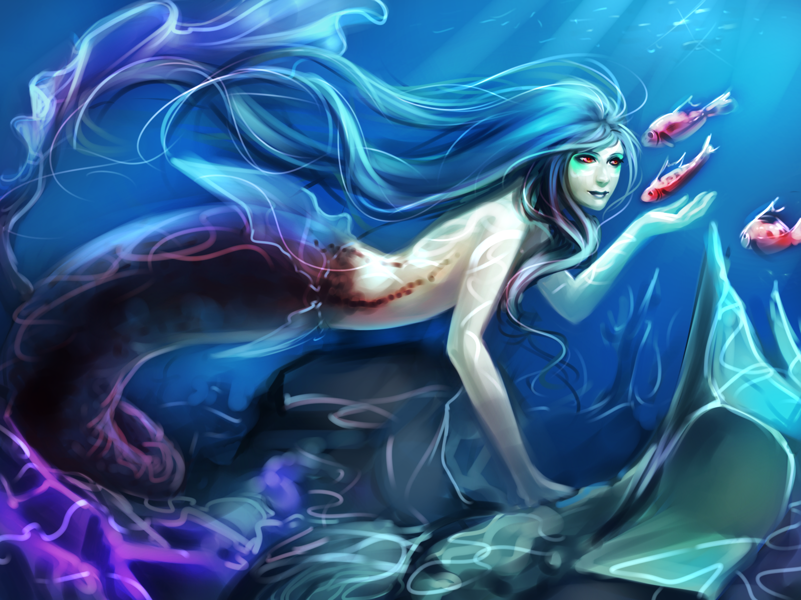 Beautiful Mermaids HD Wallpaper