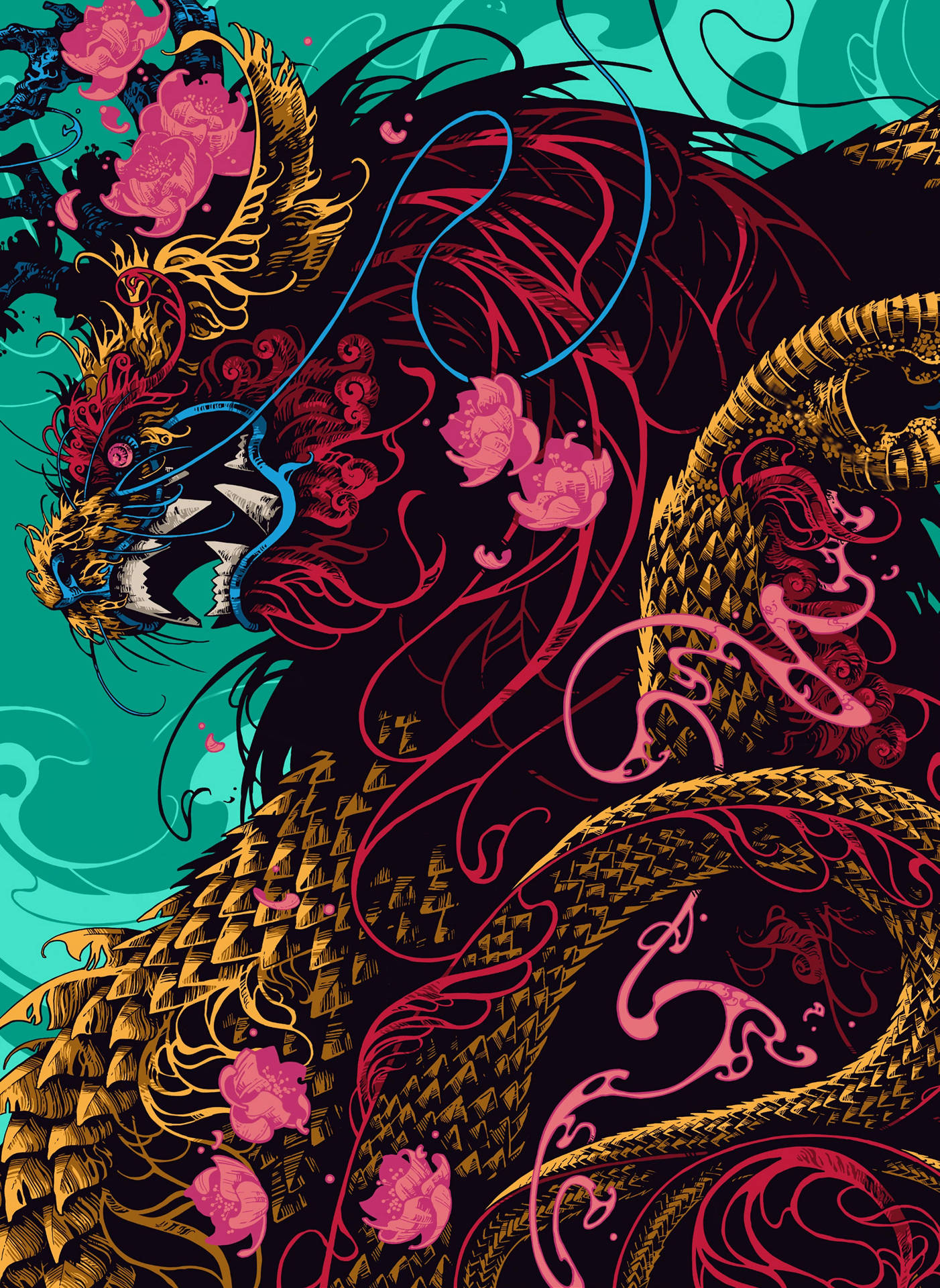 Japanese Dragon Wallpaper