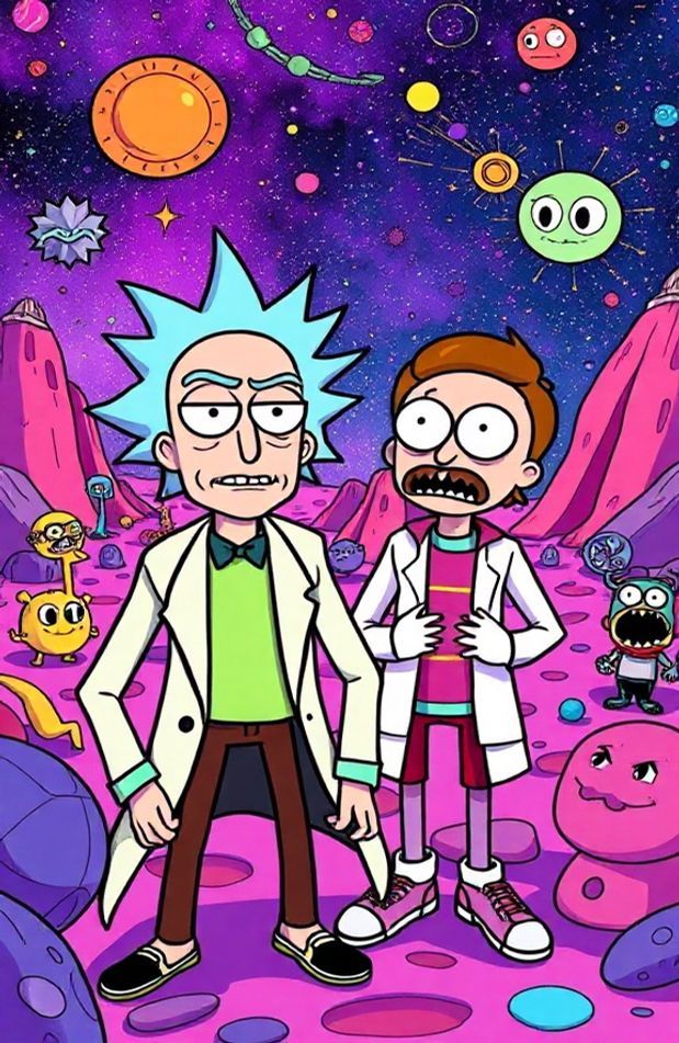 Supreme Rick And Morty Wallpaper