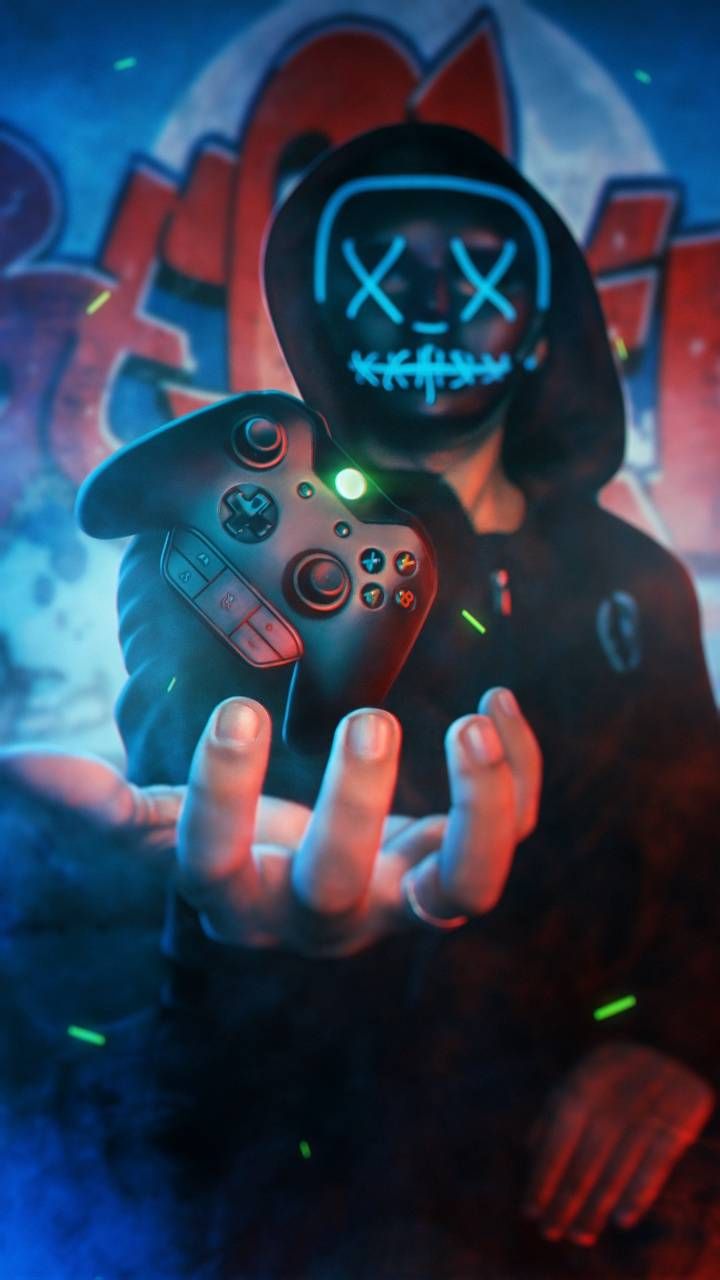 Neon Boy Xbox Wallpaper By Amazingwalls C0 On