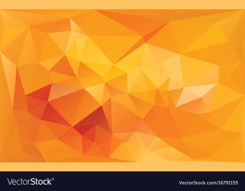 Abstract Background In Yellow Orange Colors Vector Image
