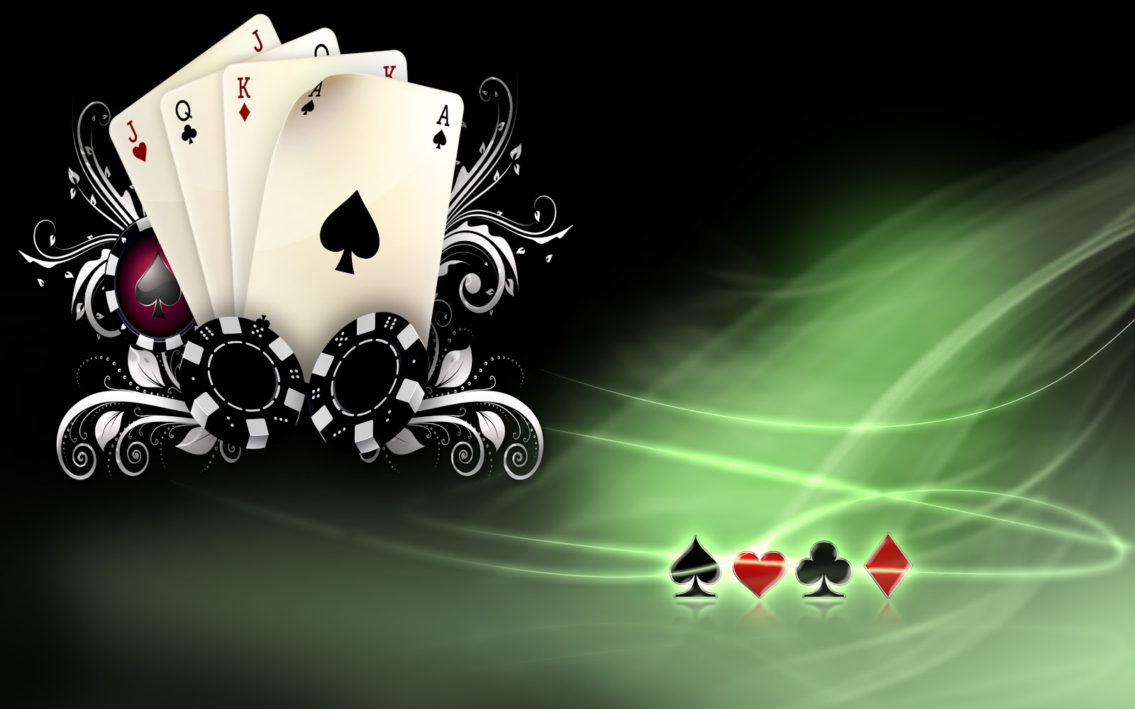 Poker Wallpaper Base Cards
