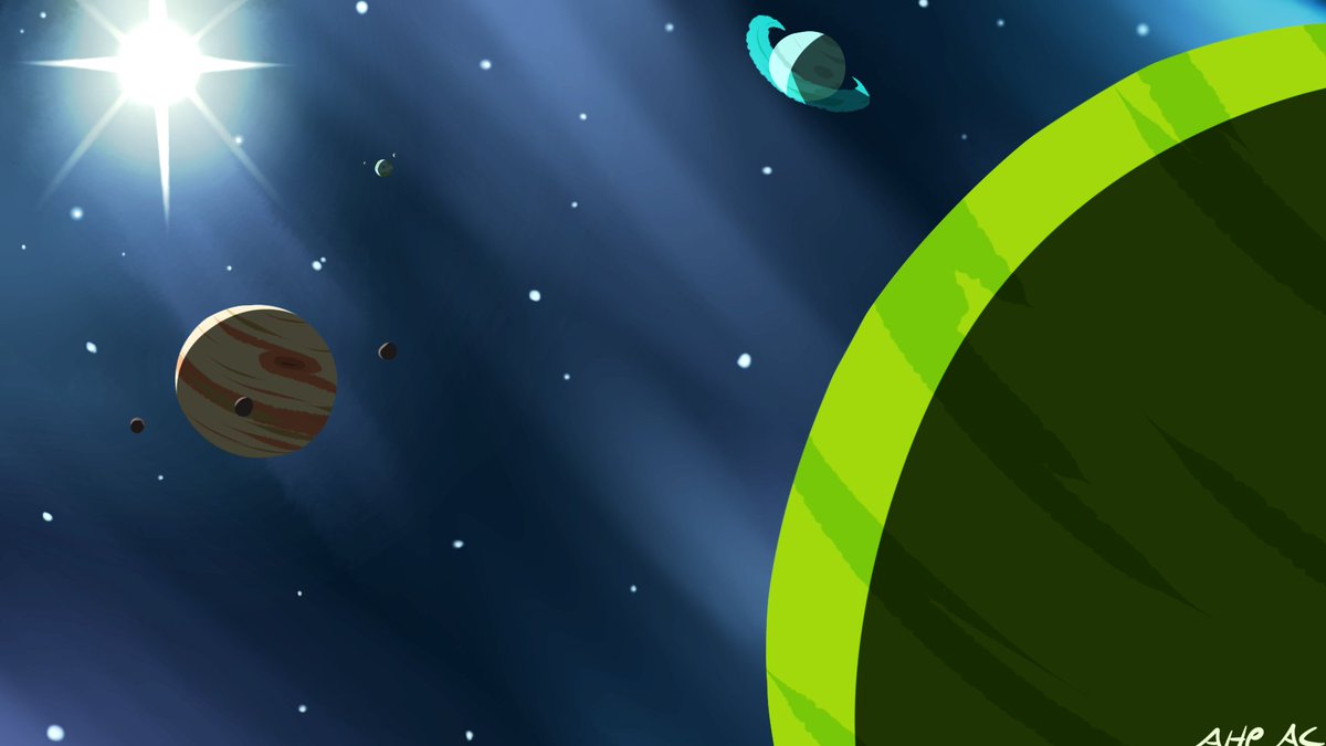 A Quack On Spacey Background I Made For My Desktop