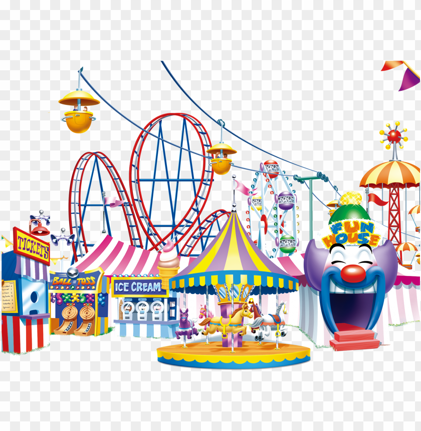 Jpg Amusement Park Happy Transprent