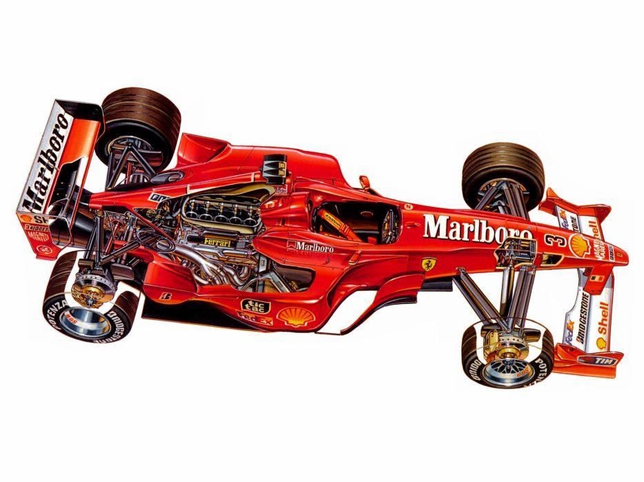 Ferrari F399 Formula One F Race Racing Wallpaper
