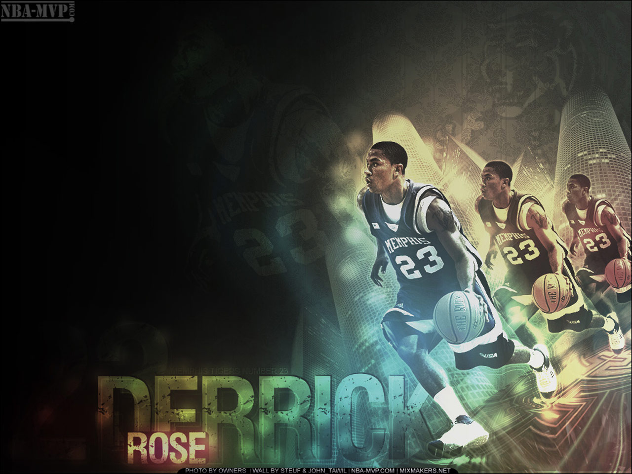 Derrick Rose Memphis Tigers Wallpaper