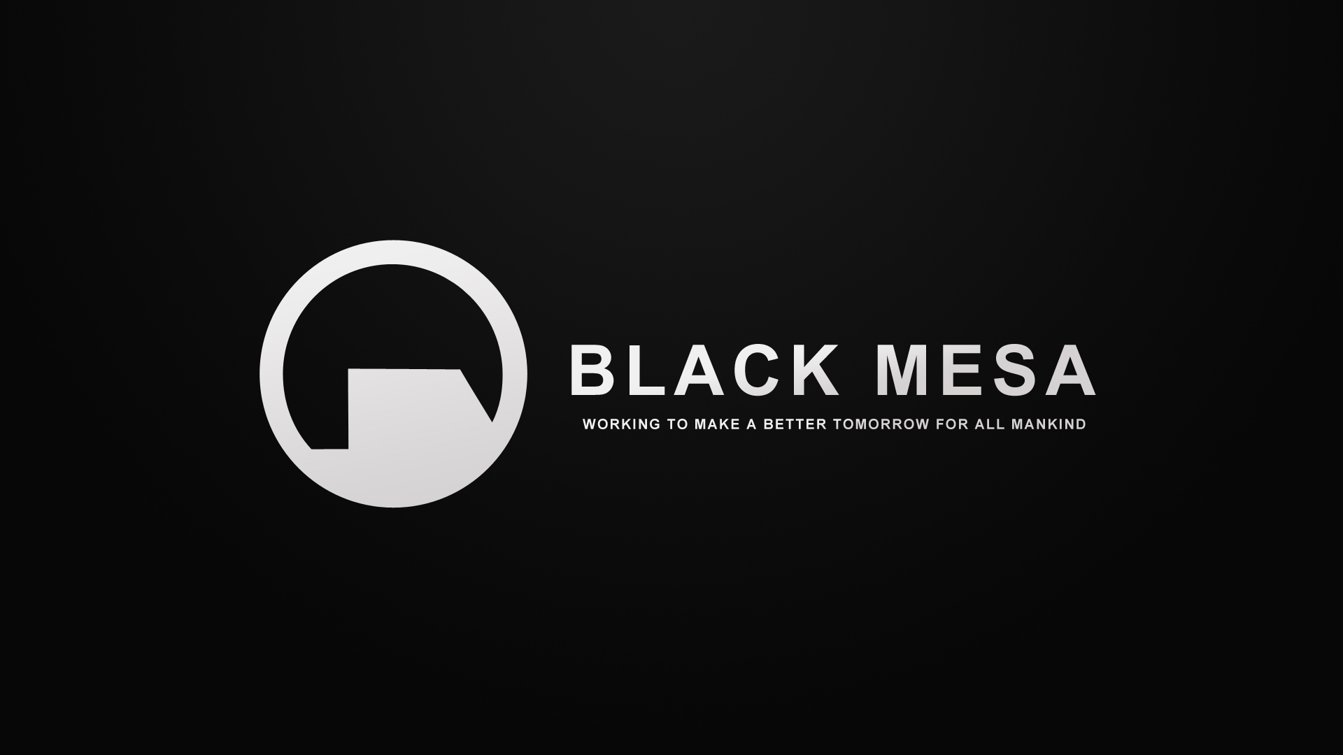 Black Mesa Motto Dark Background By Ne1l