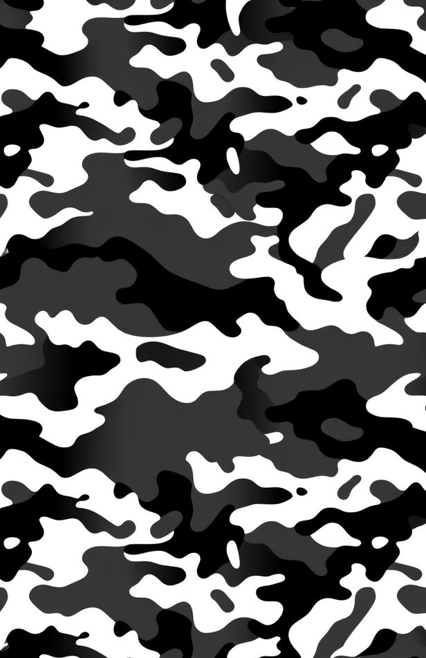 Black And White Camo Wallpaper