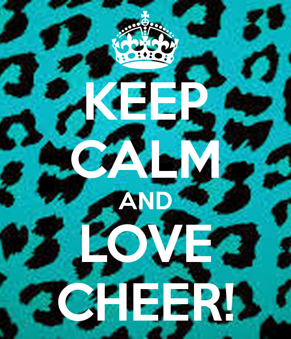 Keep Calm And Love Cheer Carry On Image Generator