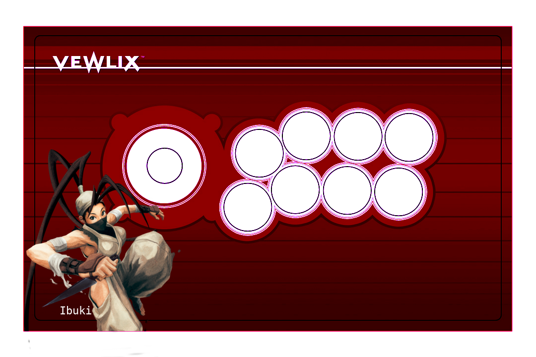 Custom Ibuki Vewlix Te Artwork For All Sanwa Project Cade