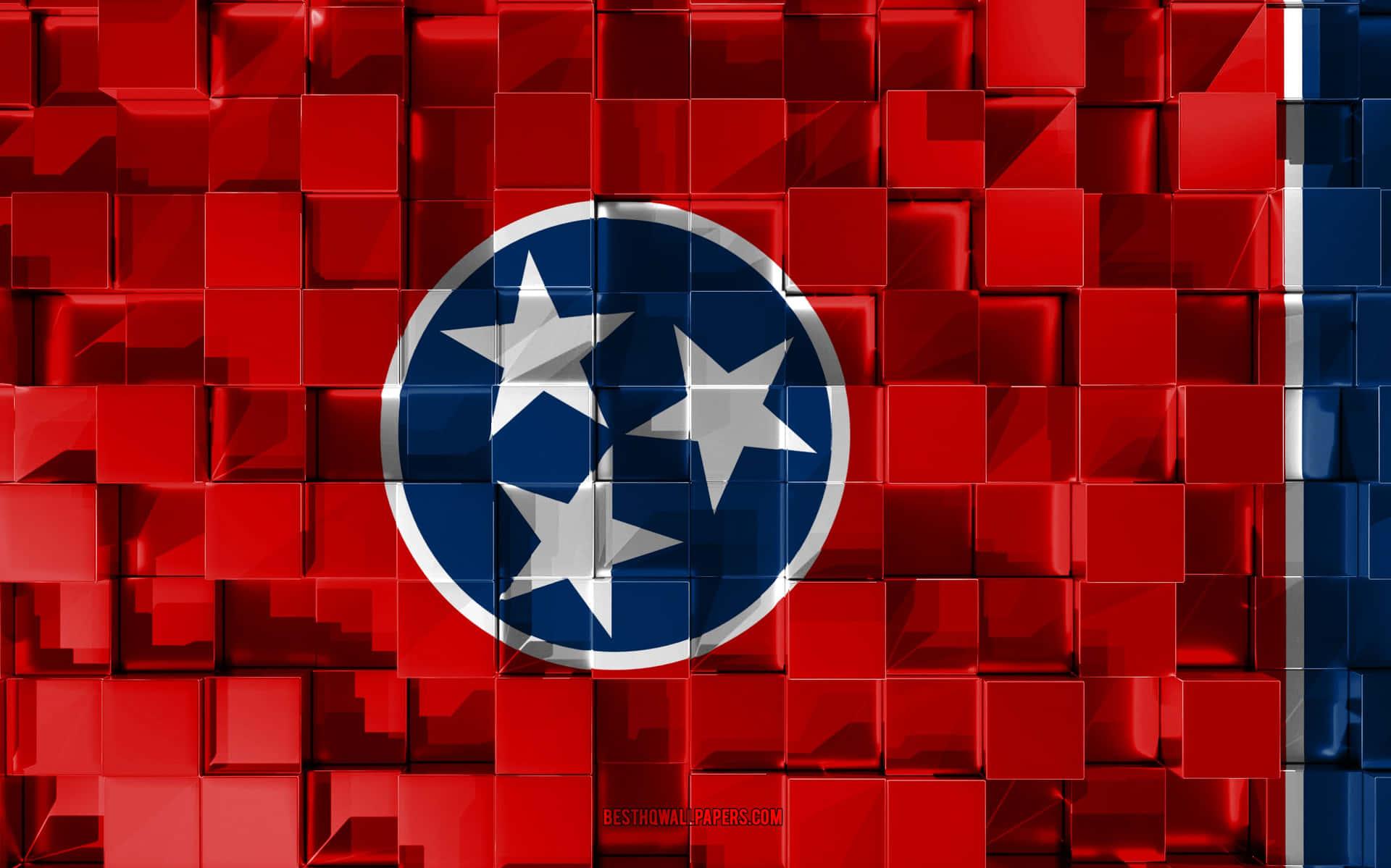The Flag Of Tennessee Illustrates Its Pride Wallpaper