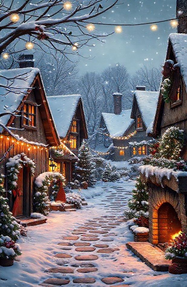 Old Fashioned Christmas Wallpaper