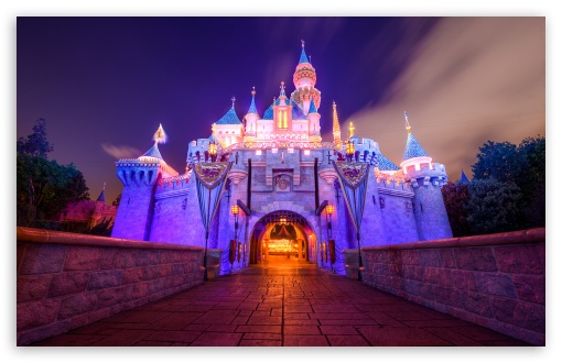 Sleeping Beauty Castle Disneyland HD Desktop Wallpaper Widescreen