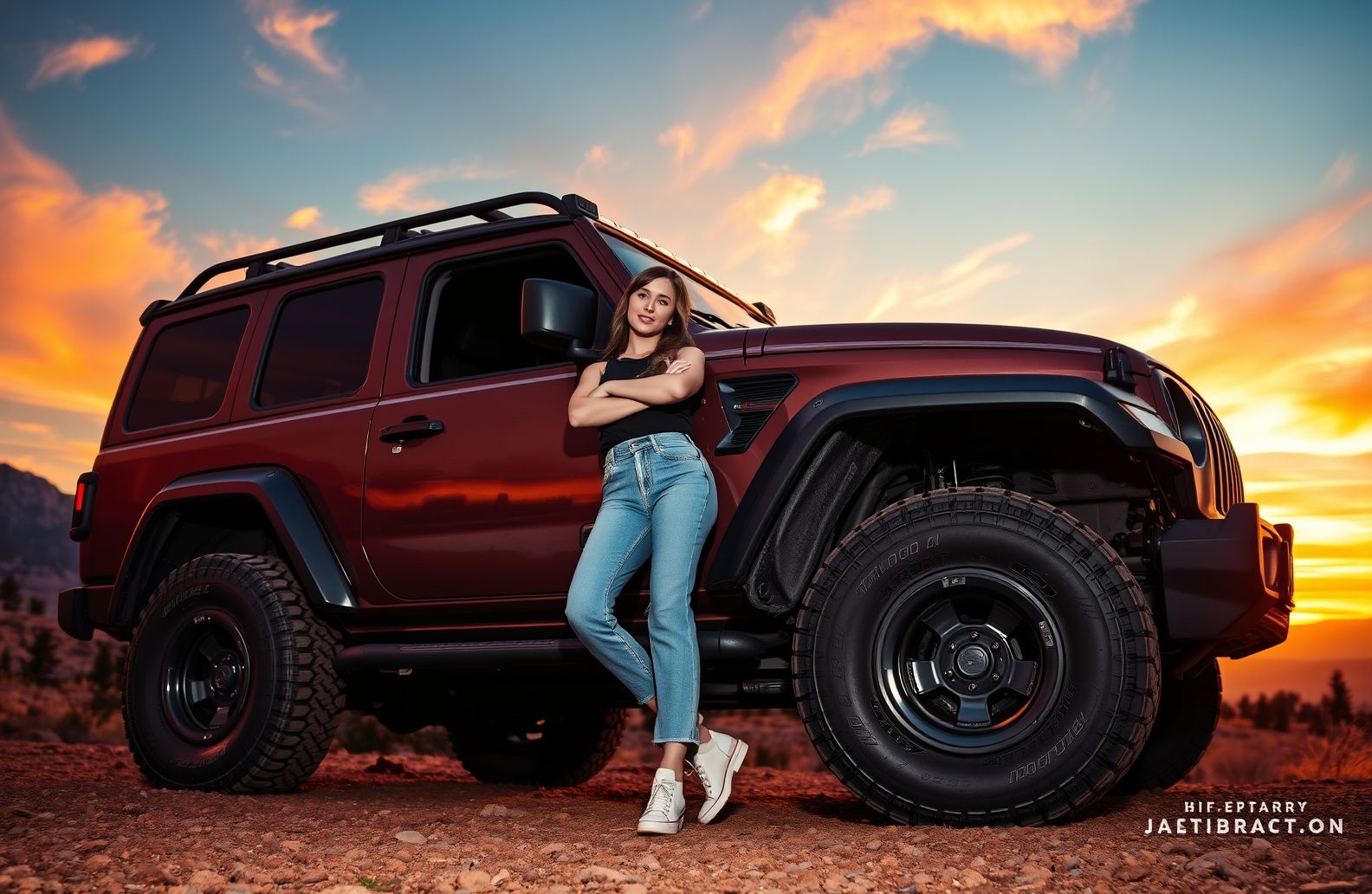 Girls And Trucks Wallpaper