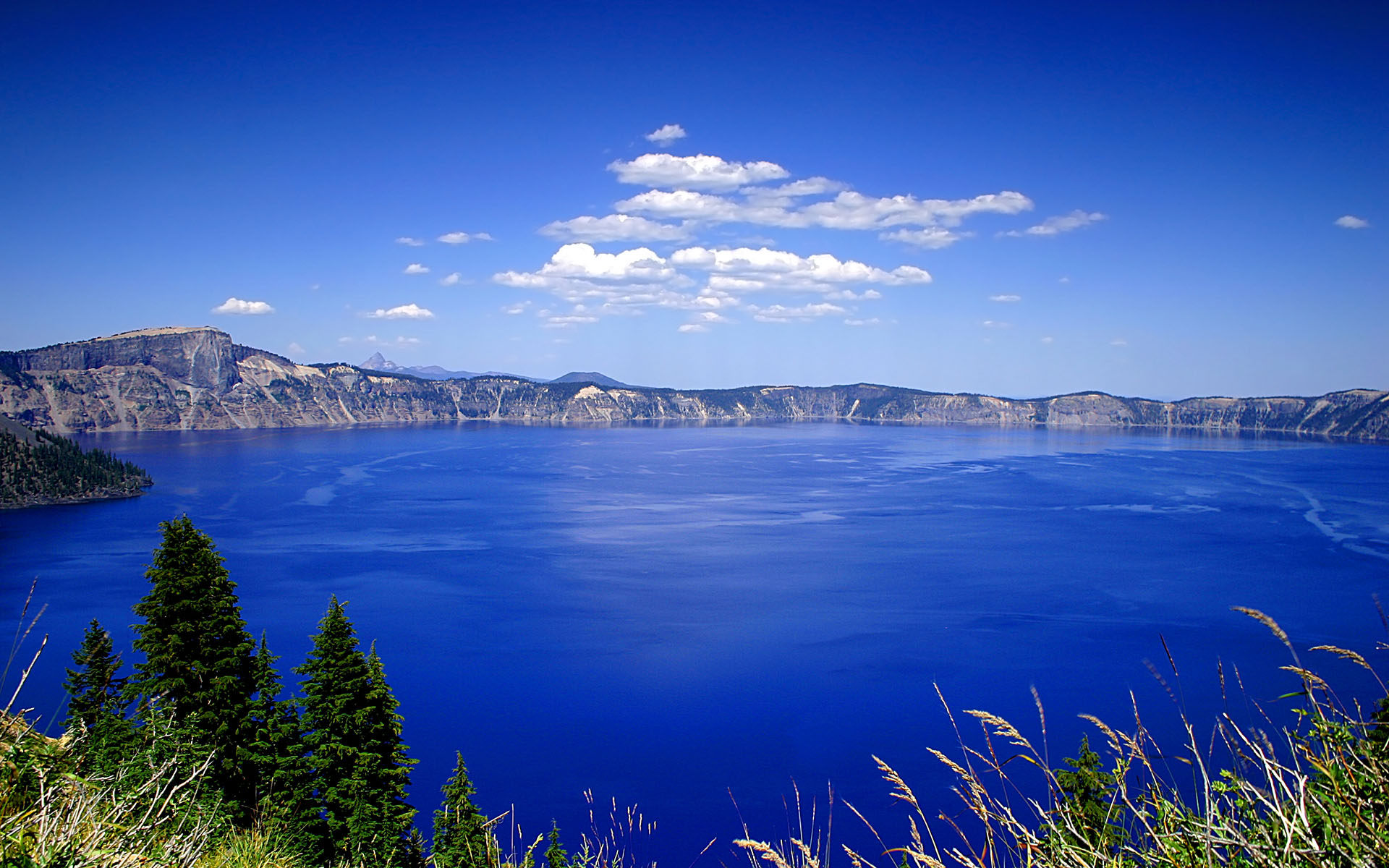 Paisajes Azules Hermosos Crater Lake HD Wallpaper