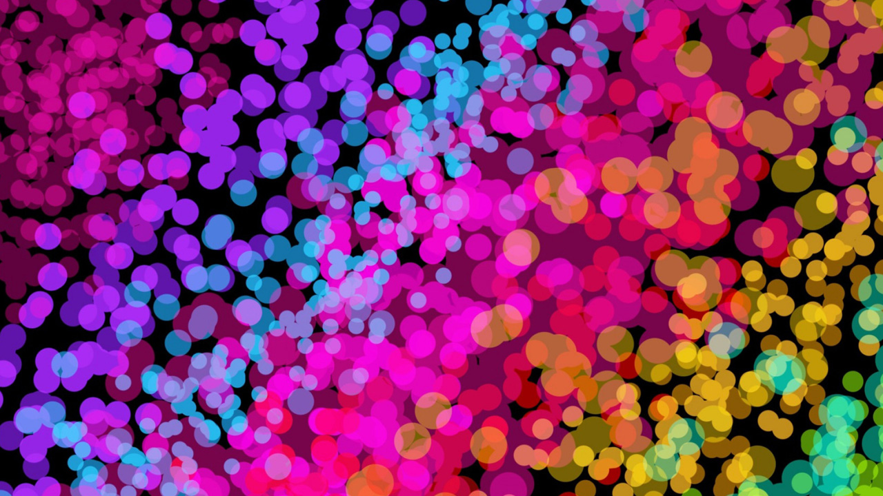 Bright Color Neon Wallpaper HD Desktop