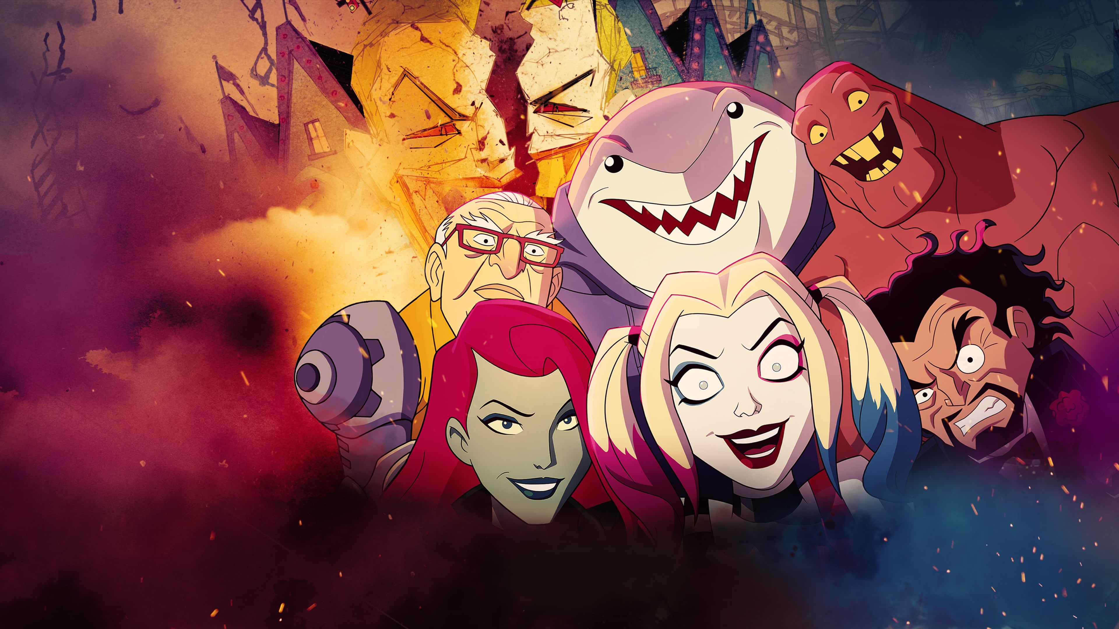 Harley Quinn Animated Series Wallpaper HD Tv 4k