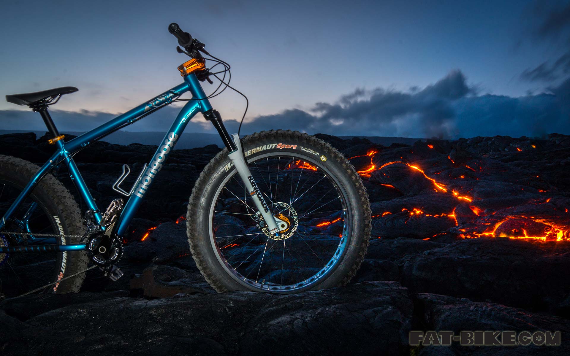 Wallpaper Wednesday Hawaiian Lava Fat Bike