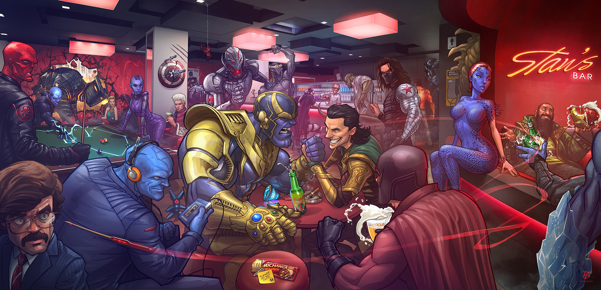 Marvel Villains by PatrickBrown on