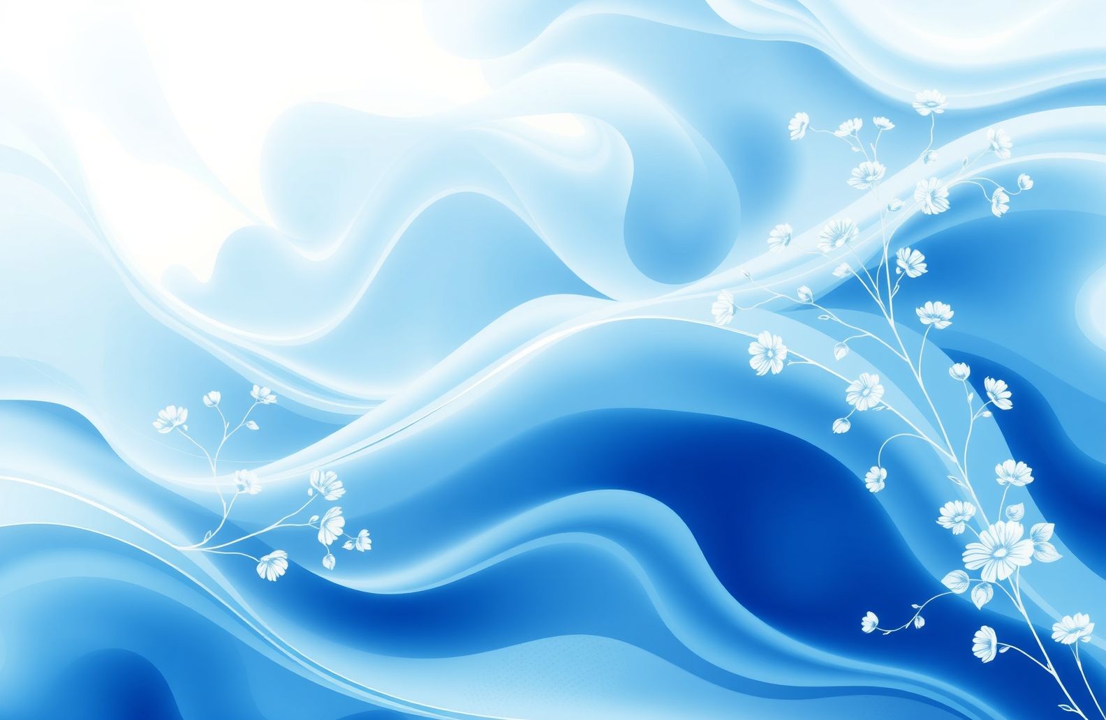 Blue And White Hd Wallpaper