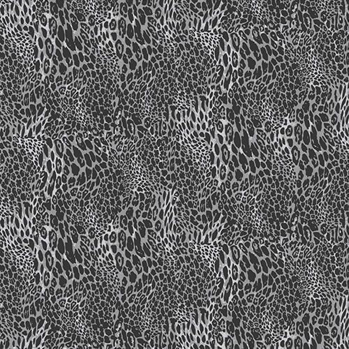 Silver M0820 Animal Print Textured Vymura Wallpaper