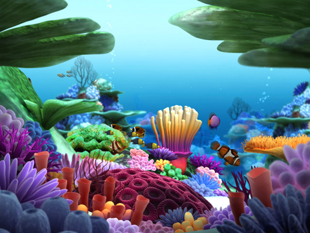 Marine Life 3d Screensaver Aquarium